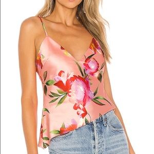 NBD Nicolette Cami Top in Watercolor Rose  Large